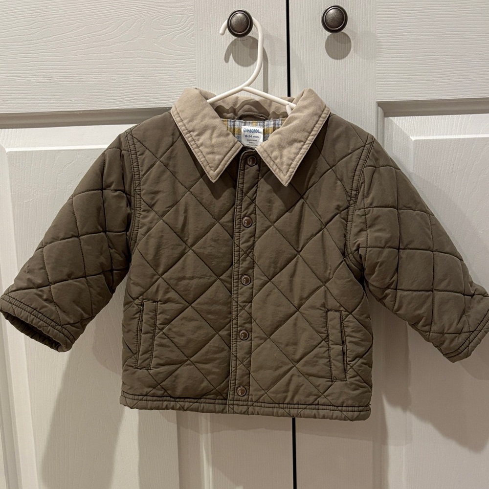 Gymboree Brown Quilted Kids Jacket